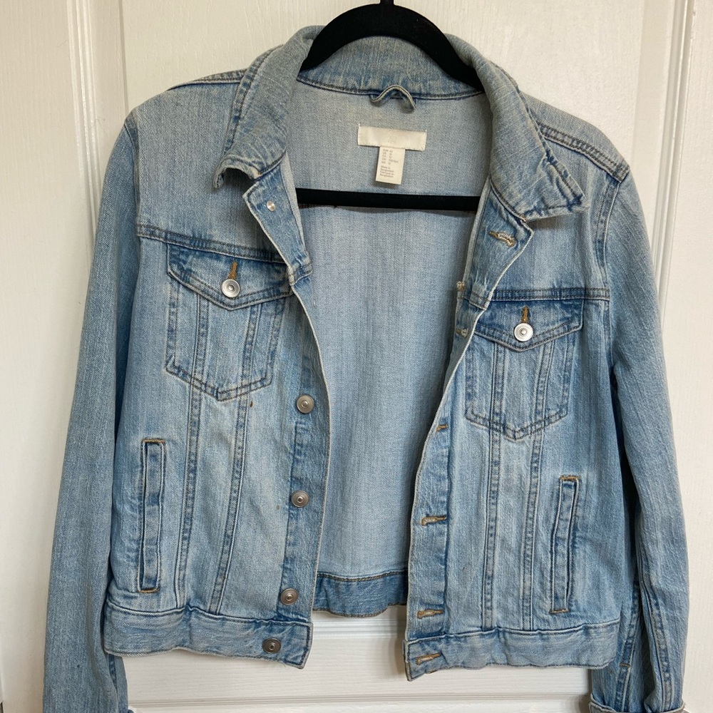 H&M jean jacket size 12